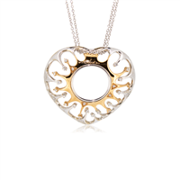 Necklace Donna Oro Woman in White Gold Diamante DTP0001.43